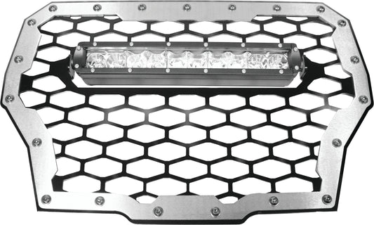 Mq Grill Bk/Sv W/Lght Pol Trbo