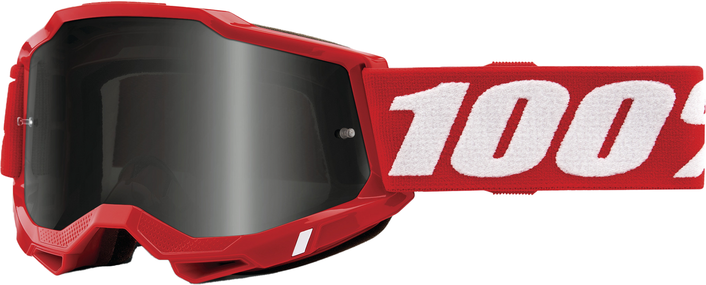 ACCURI 2 SAND GOGGLE NEON RED SMOKE LENS