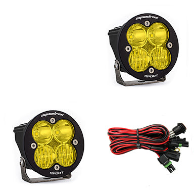 LED Light Pods Baja Amber Lens Driving/Combo Pair Squadron R Sport Baja Designs