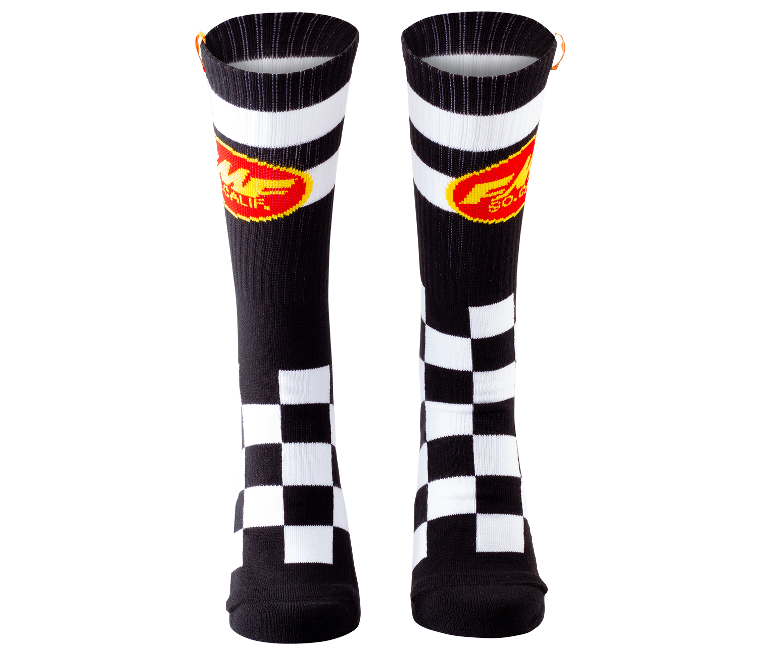 Checker Socks 2pk Assorted