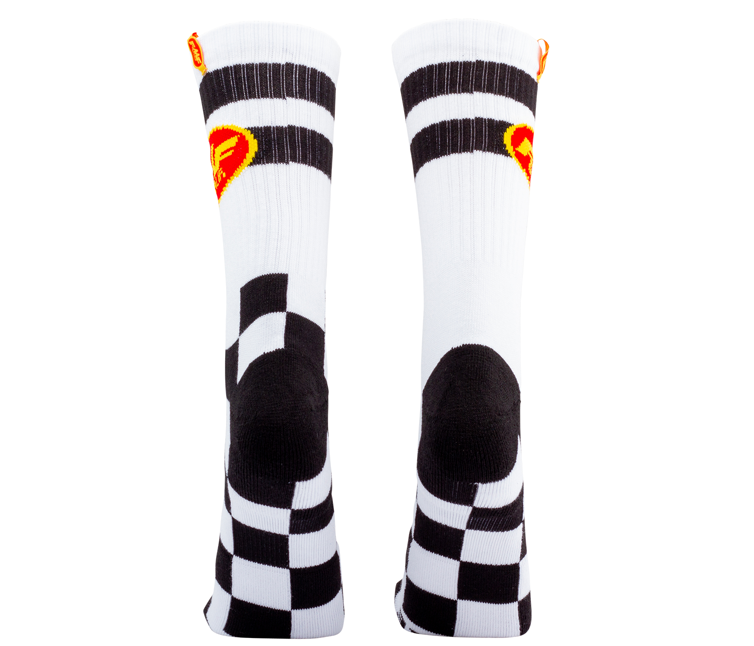 Checker Socks 2pk Assorted