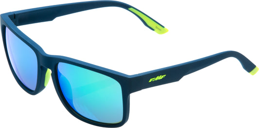 Gears Sunglass Mt Petrol Blue / Grn Mirror