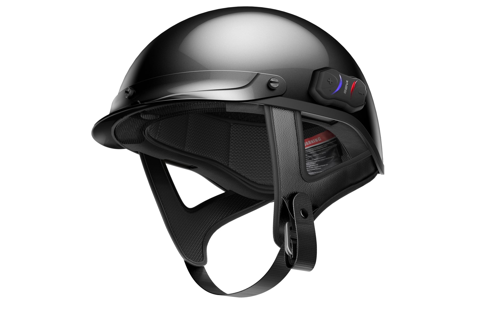 Cavalry Bluetooth Half Helmet Black Md