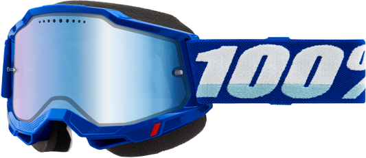 ACCURI 2 SNOWMOBILE GOGGLE BLUE W/BLUE MIRROR LENS