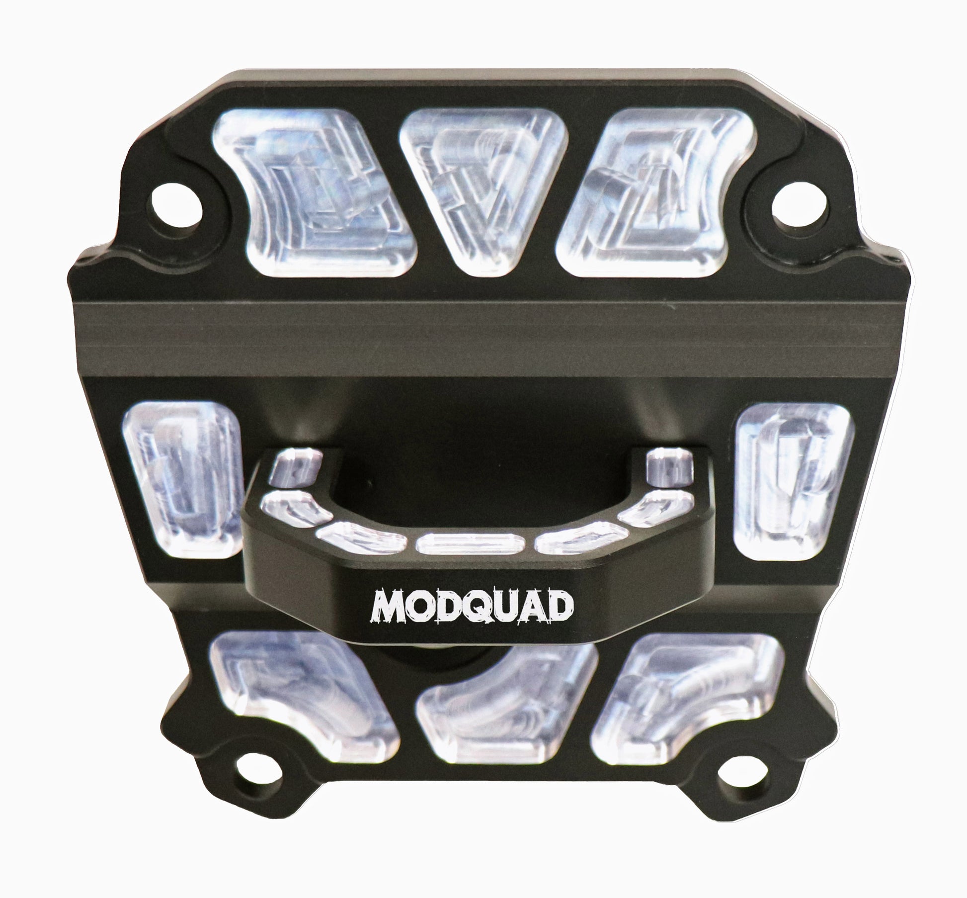 Rear Differential Plate W/Hook Black Pol