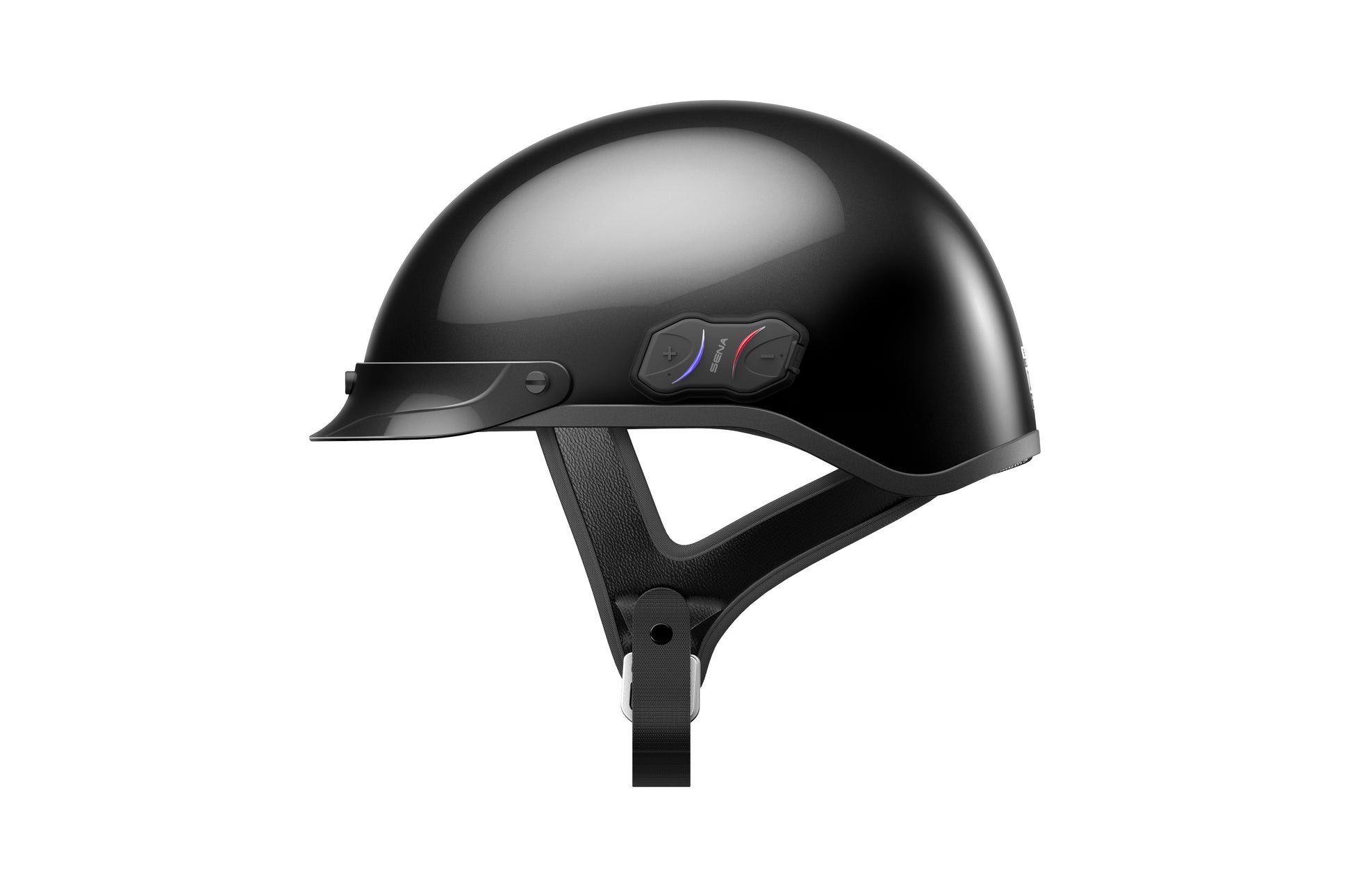 Cavalry Bluetooth Half Helmet Black Md