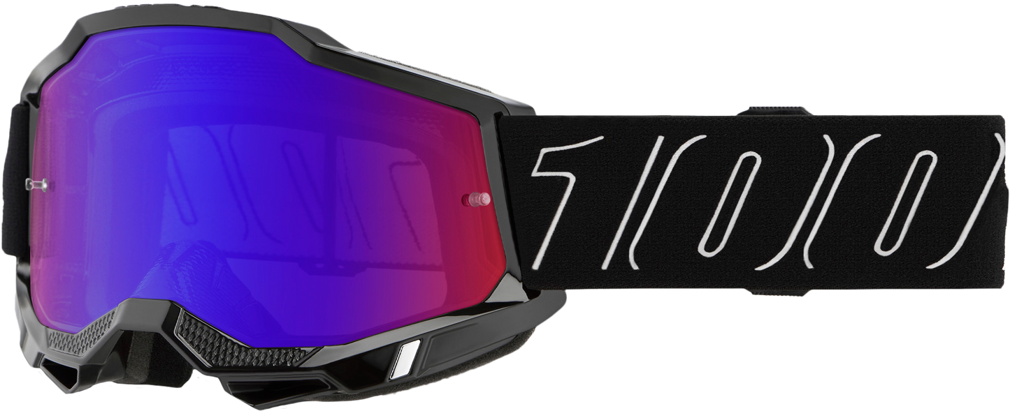 ACCURI 2 GOGGLE BLACKLINE MIRROR RED/BLUE LENS