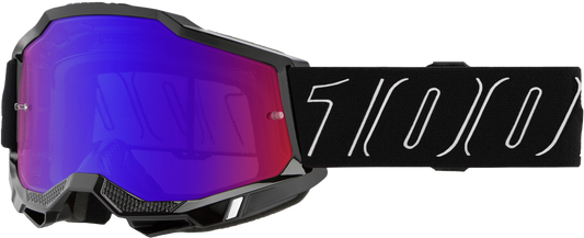 ACCURI 2 GOGGLE BLACKLINE MIRROR RED/BLUE LENS