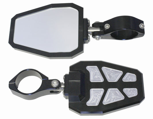 Side Mirror Recut Black 1.875"