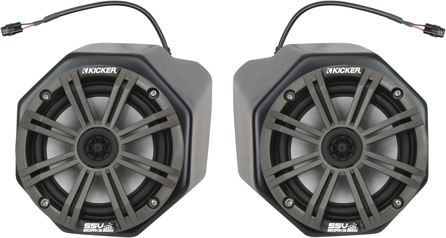 Front Kick Panel Kicker Speaker Pol