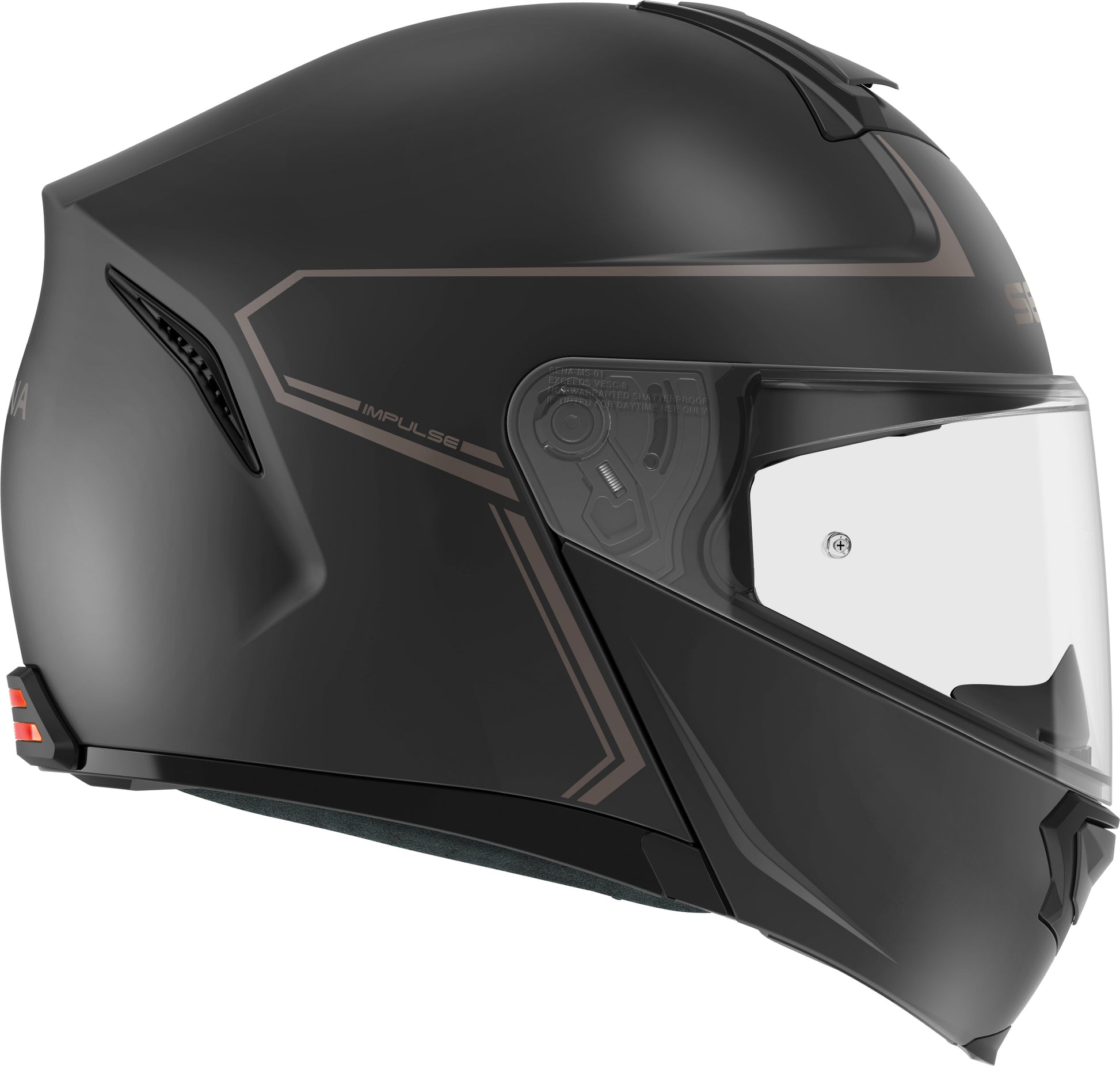 Impulse Flip Up Helmet Matte Black Md