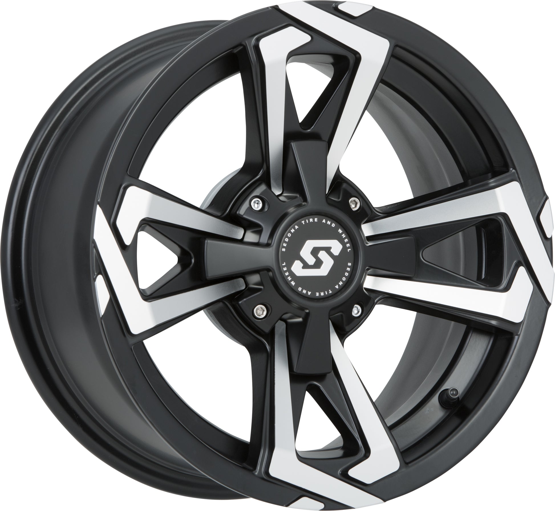 Riot Wheel 14x7 4/156 4+3 (+5mm) Blk/Machined