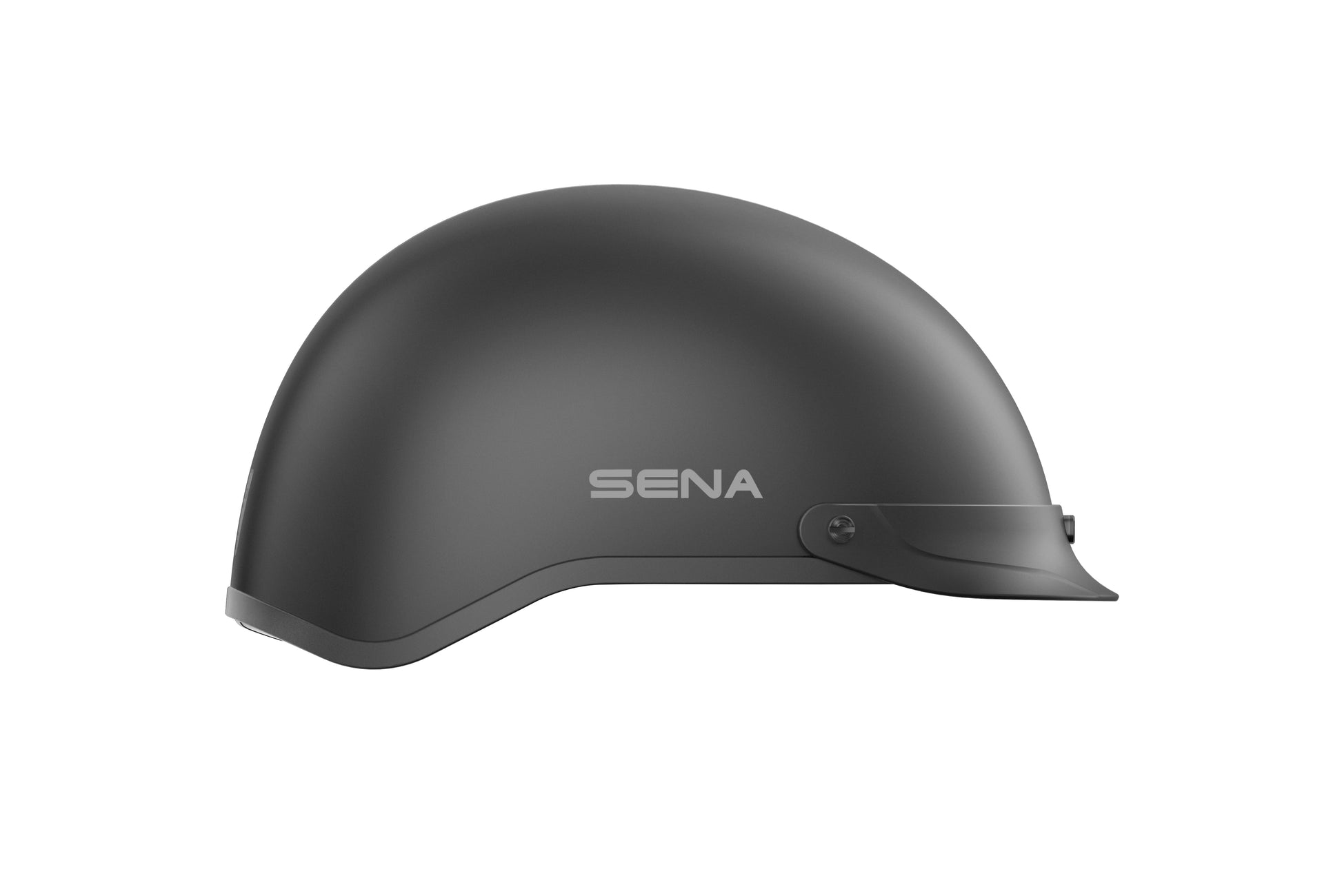 Cavalry Bluetooth Half Helmet Matte Black Md