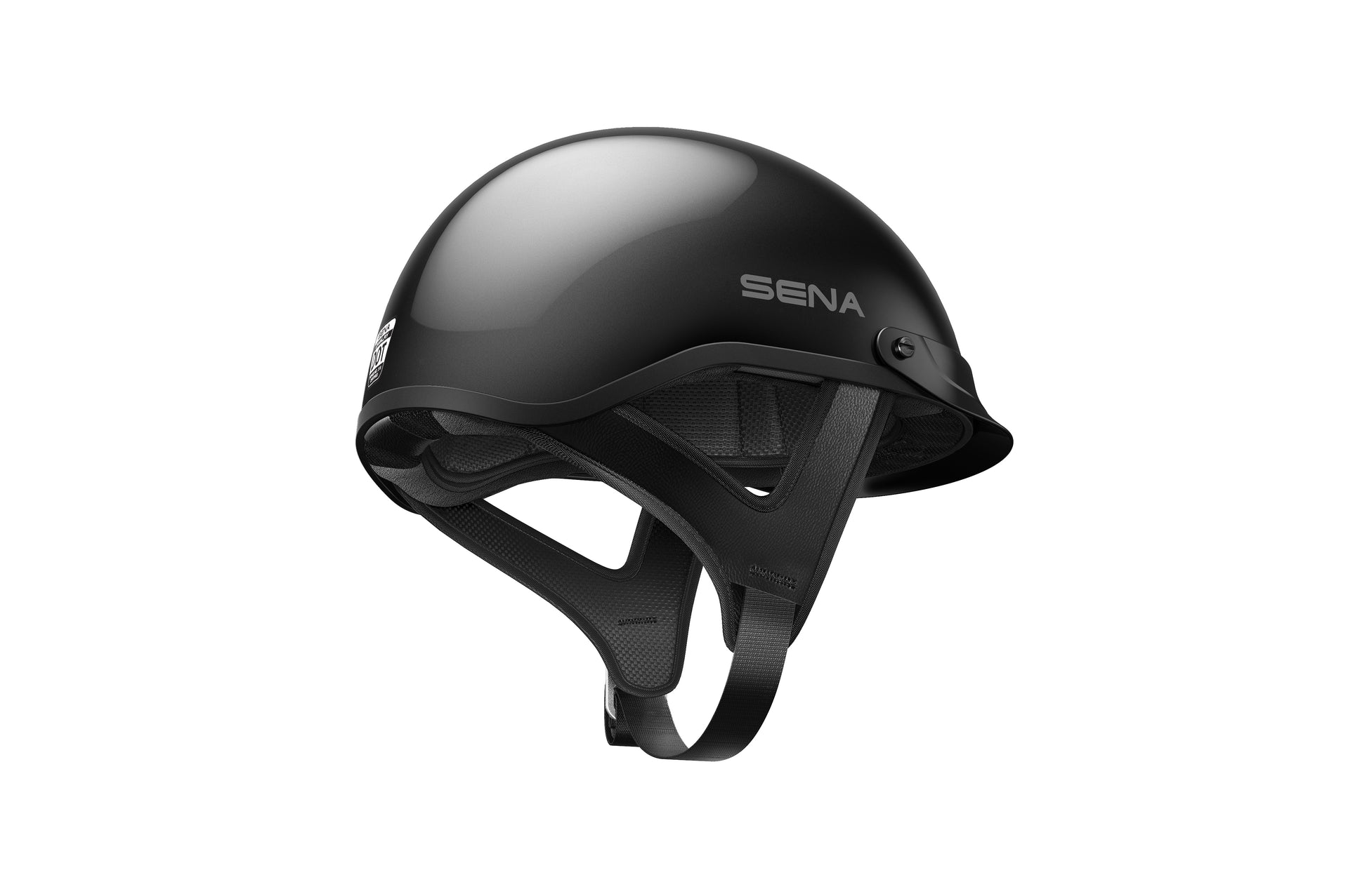 Cavalry Bluetooth Half Helmet Black Md