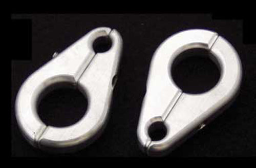 Brake Line Clamp 1"Arm X 5/16" Line (Silver)