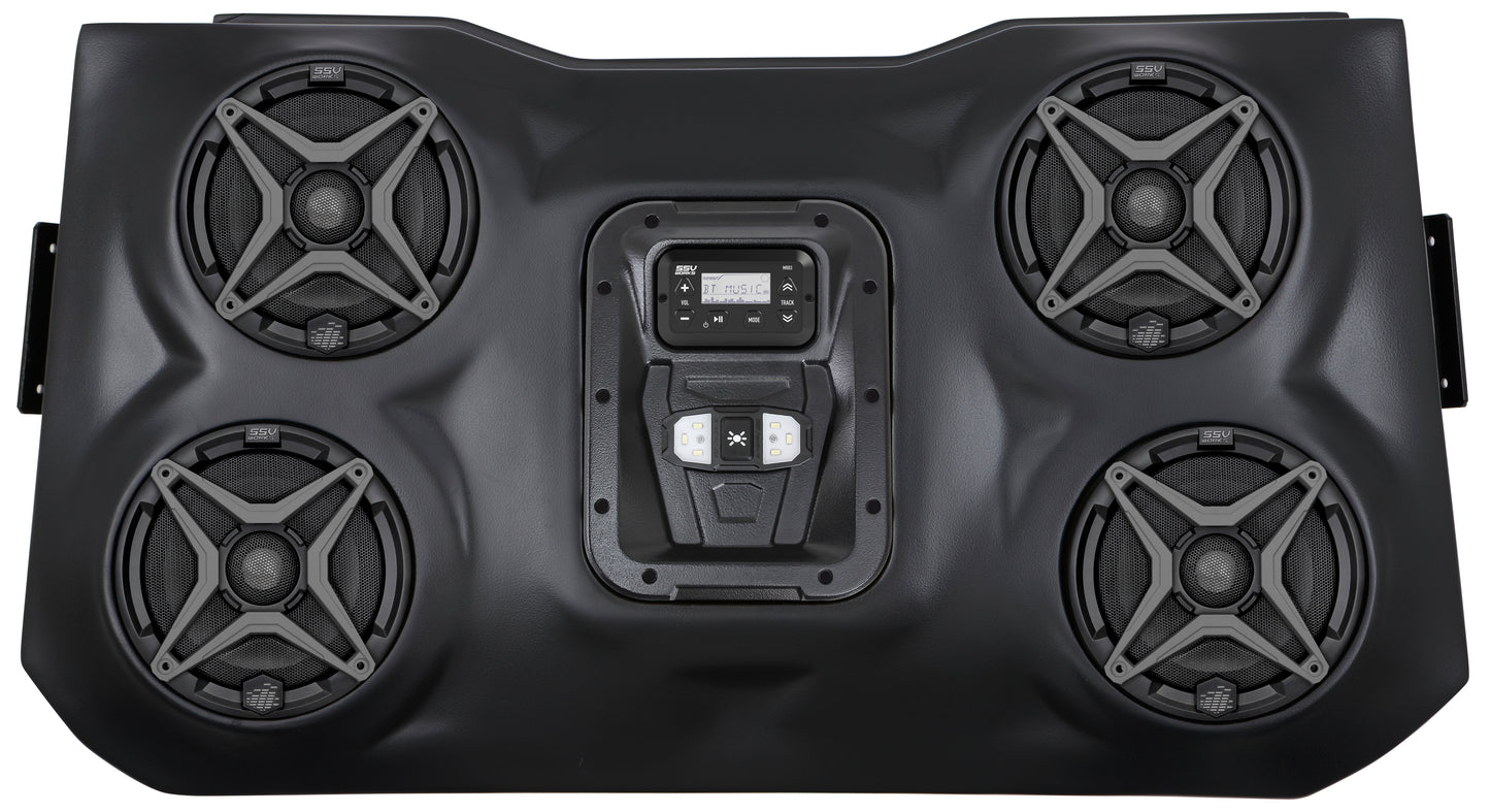 Ssv Wp3 Ovrhd Spkr Kit Pol Rzr 1000(4 Spkr)