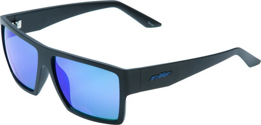 Factory Sunglass Mt Blk / Blue Mirror