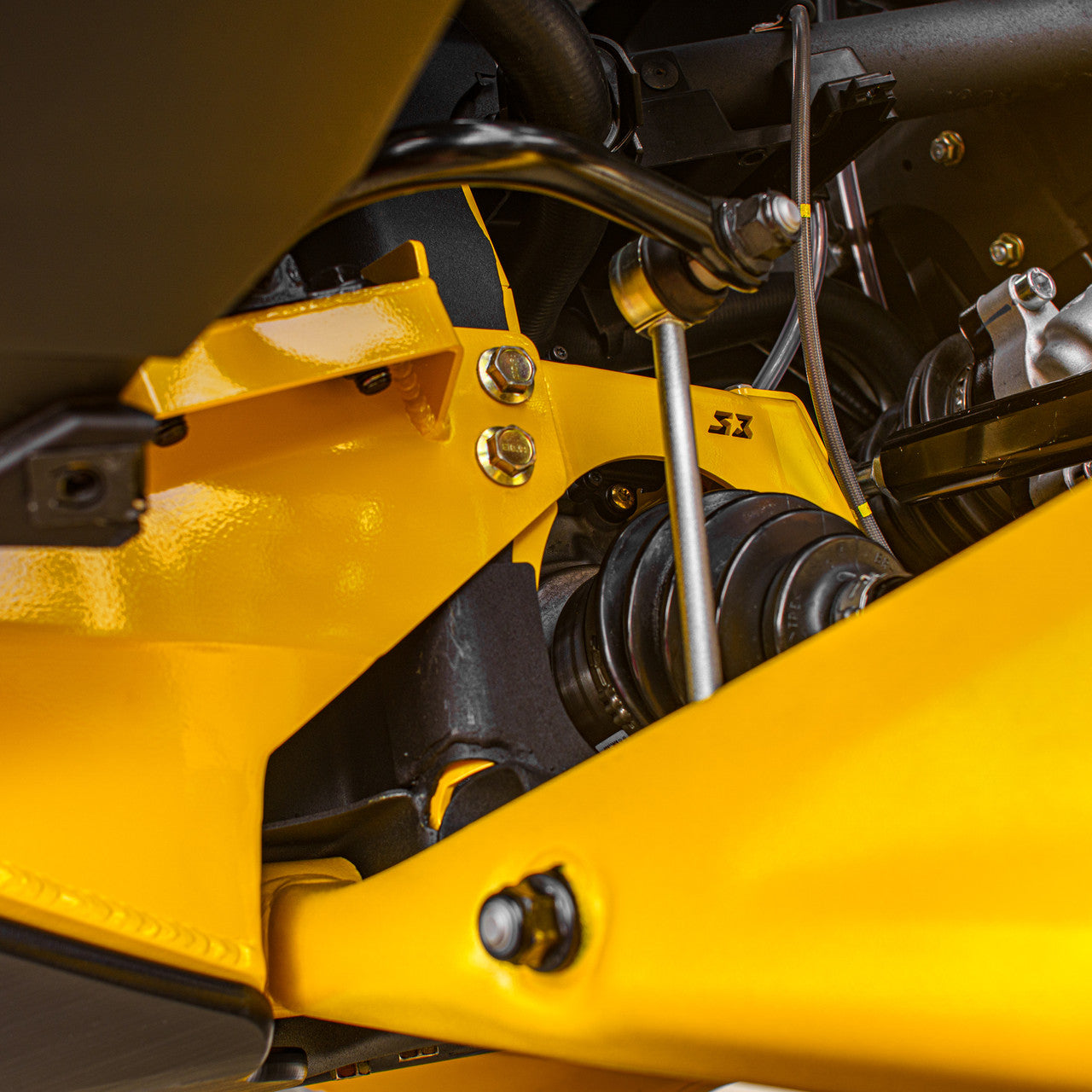 Can-Am Maverick R Front Gusset kit by S3 Power Sports