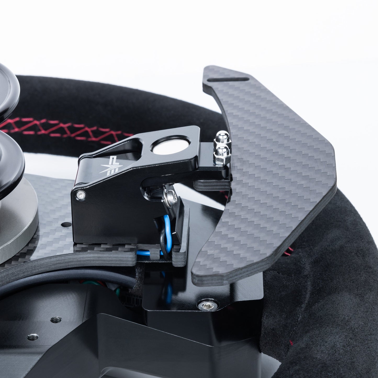 EVP.MOde Steering Wheel with Carbon Fiber Paddles and Quick-Release Hub Adapter Kits for Can-Am Maverick R