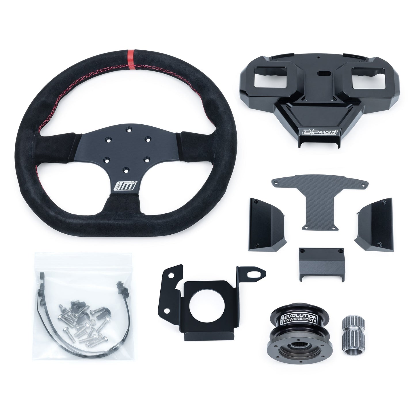 EVP.MOde Multifunction Steering Wheel & Quick-Release Hub Adapter Kit for Polaris RZR Ultimate Models