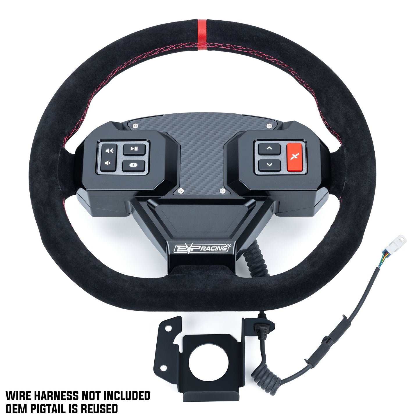 EVP.MOde Multifunction Steering Wheel & Quick-Release Hub Adapter Kit for Polaris RZR Ultimate Models