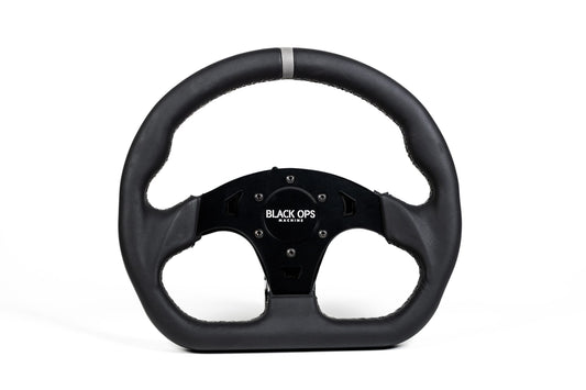 D-shaped Steering Wheel - Leather