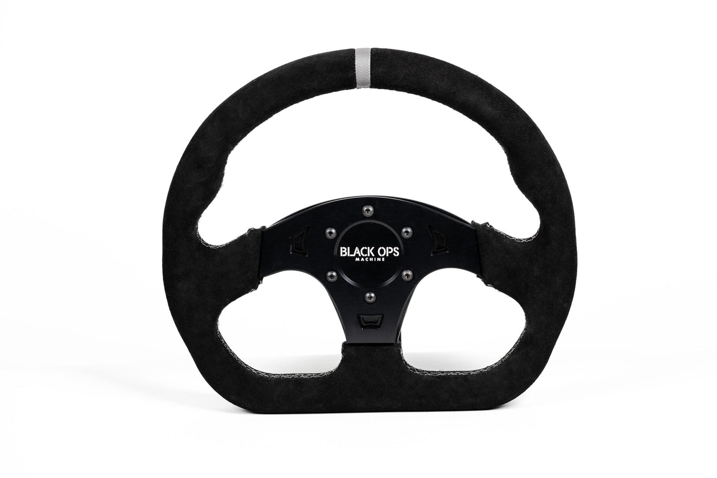 D-shaped Steering Wheel - Suede