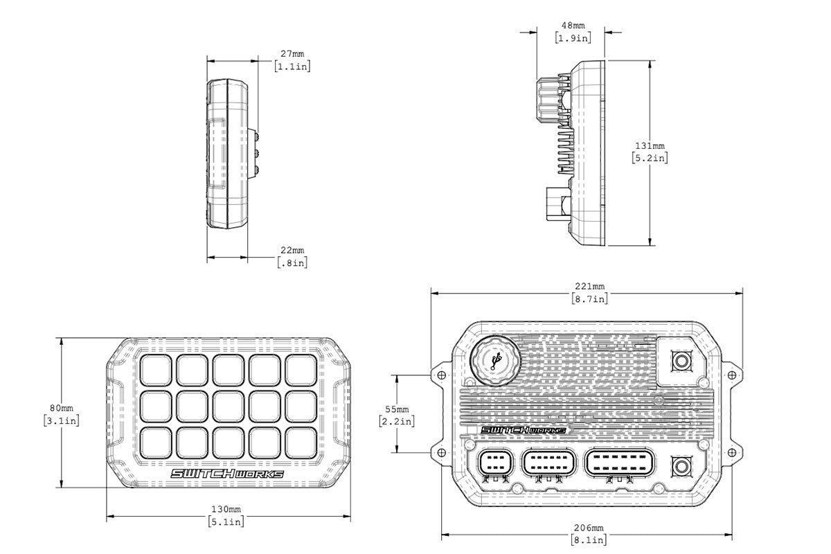 Alpha12 Digital Smart Switcher with 12 Outputs