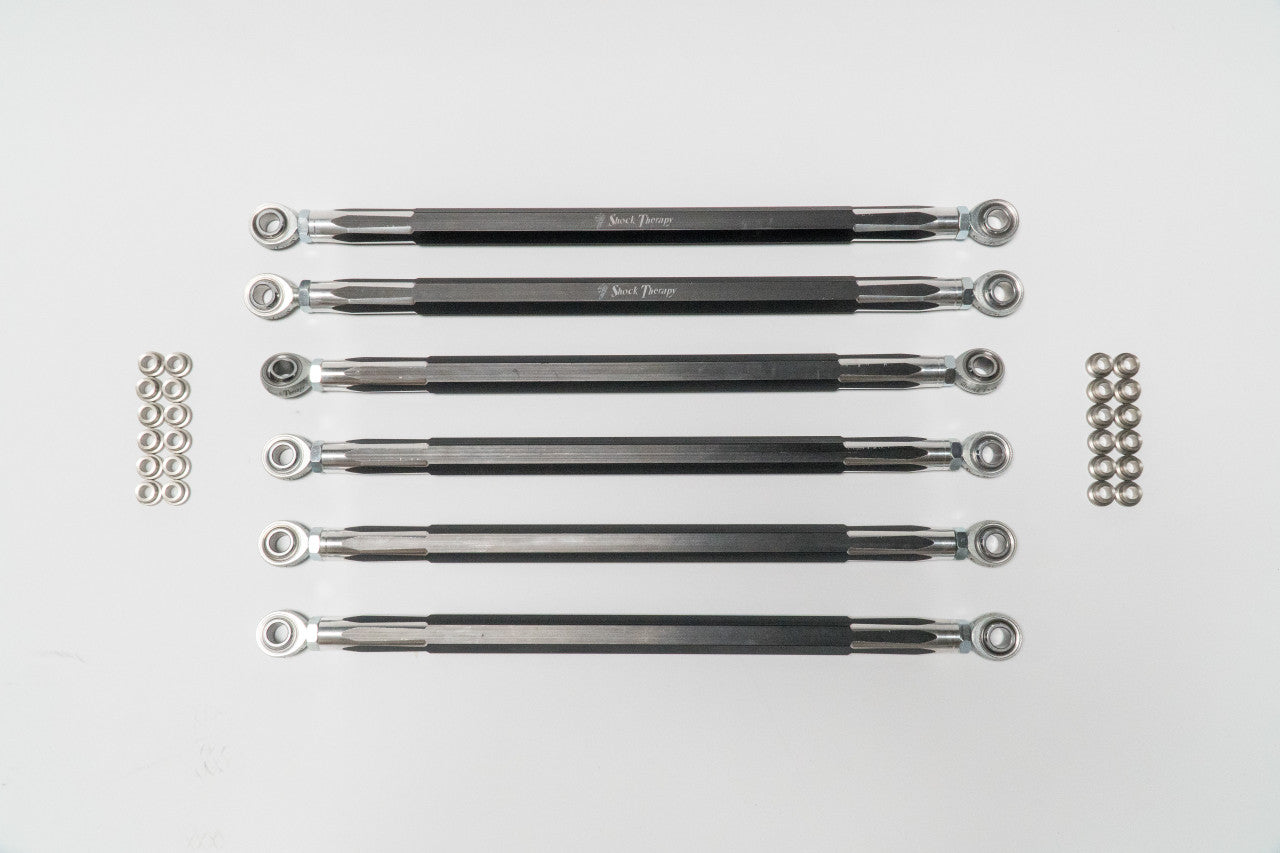 Billet Aluminum Radius Rod Kit by Shock Therapy for Can-Am Maverick X3