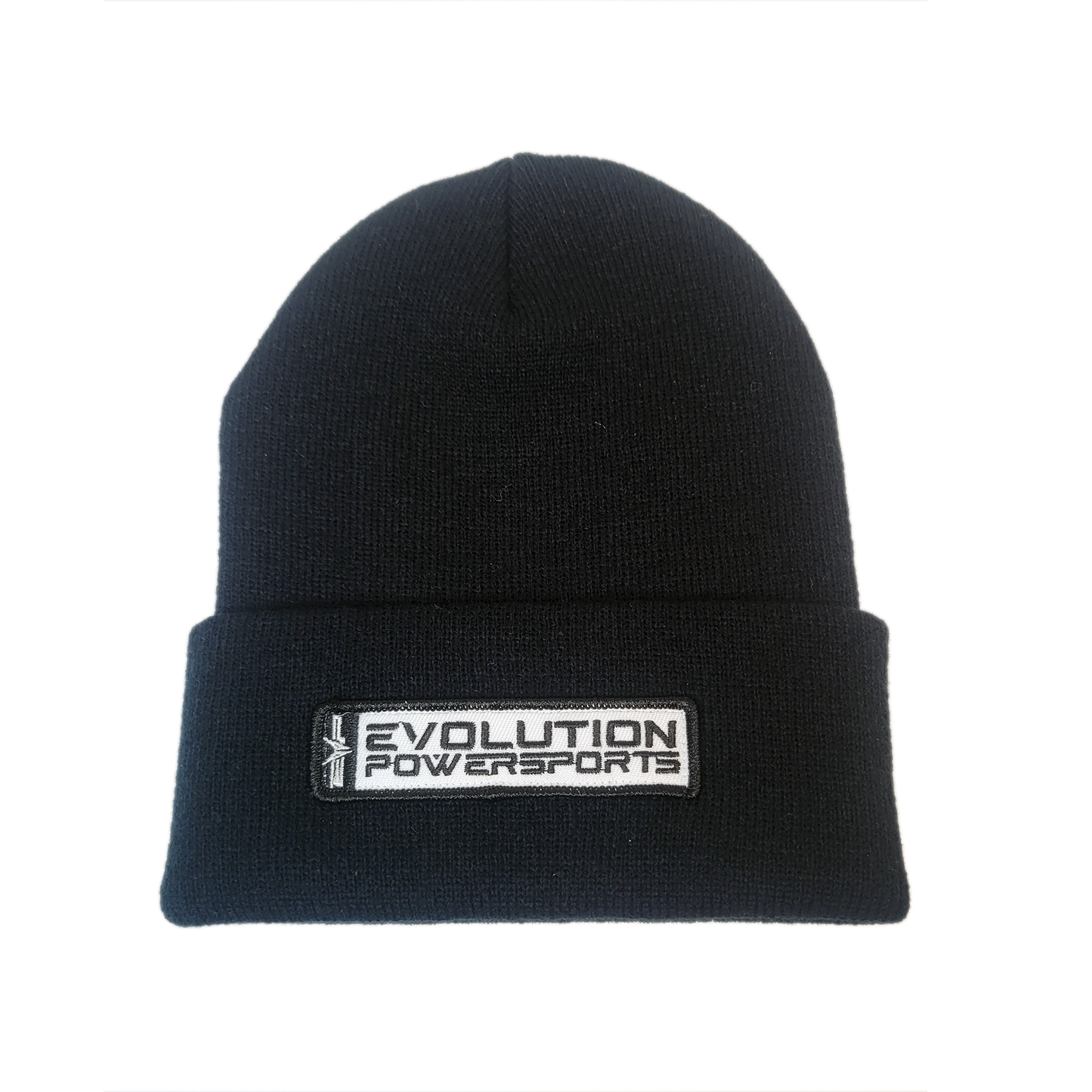 Stacked Badge Cuff Beanie