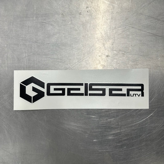 Geiser Vinyl Sticker - 20"