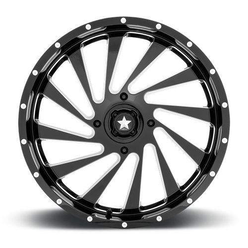 BLADE UTV 22X7 4X137 112 G-BLK-MILL +0