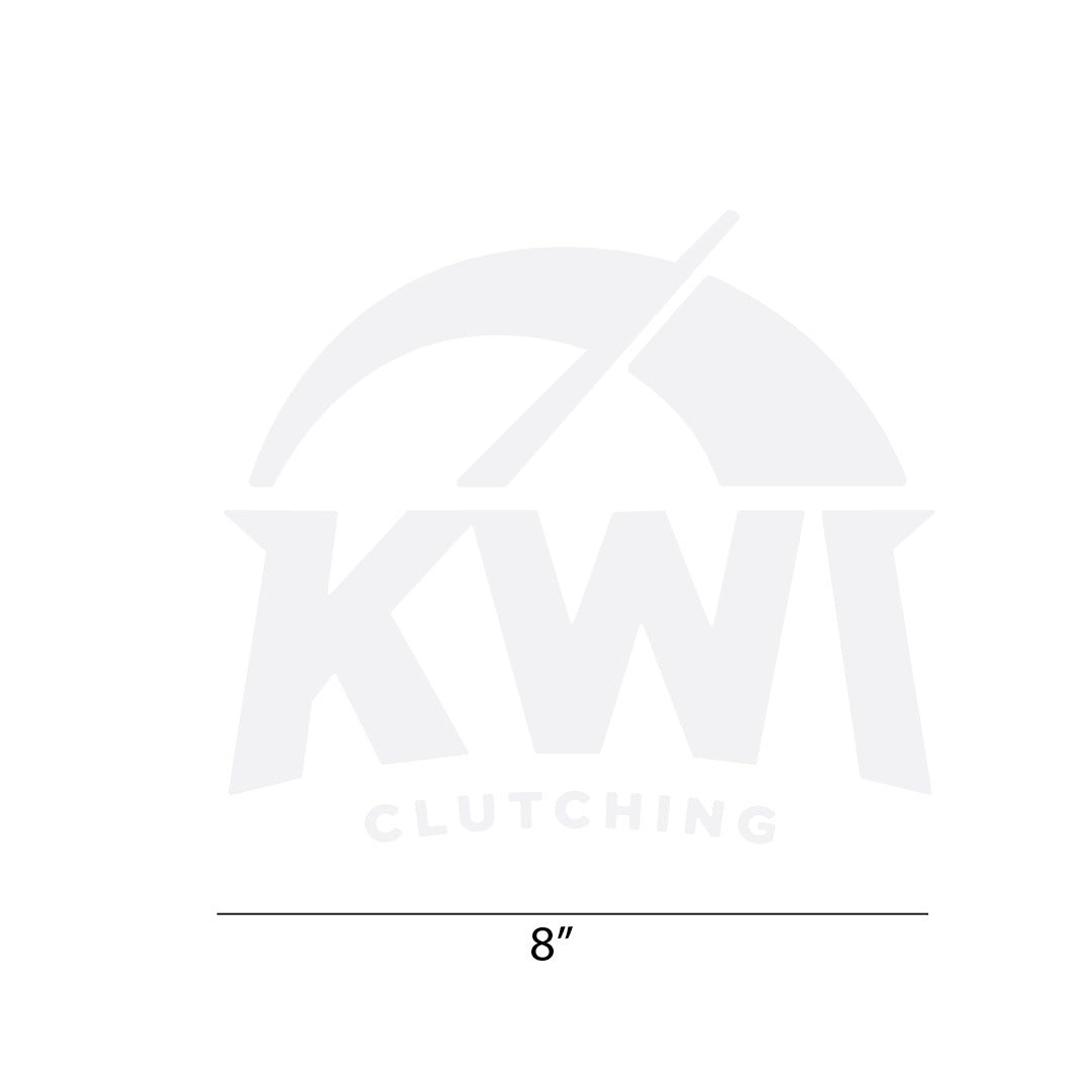 KWI Clutching Die Cut Sticker - 8"