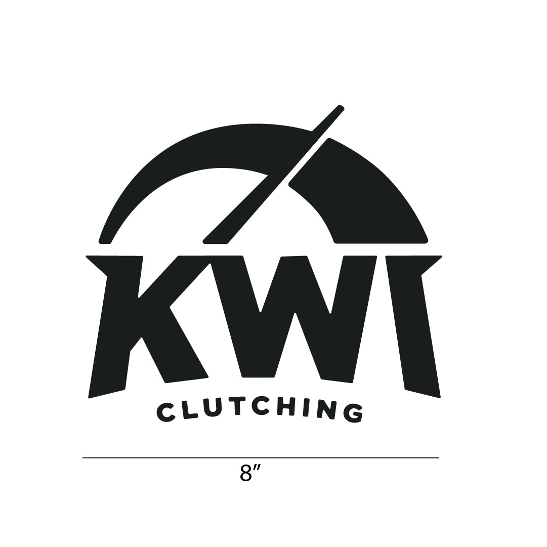 KWI Clutching Die Cut Sticker - 8"