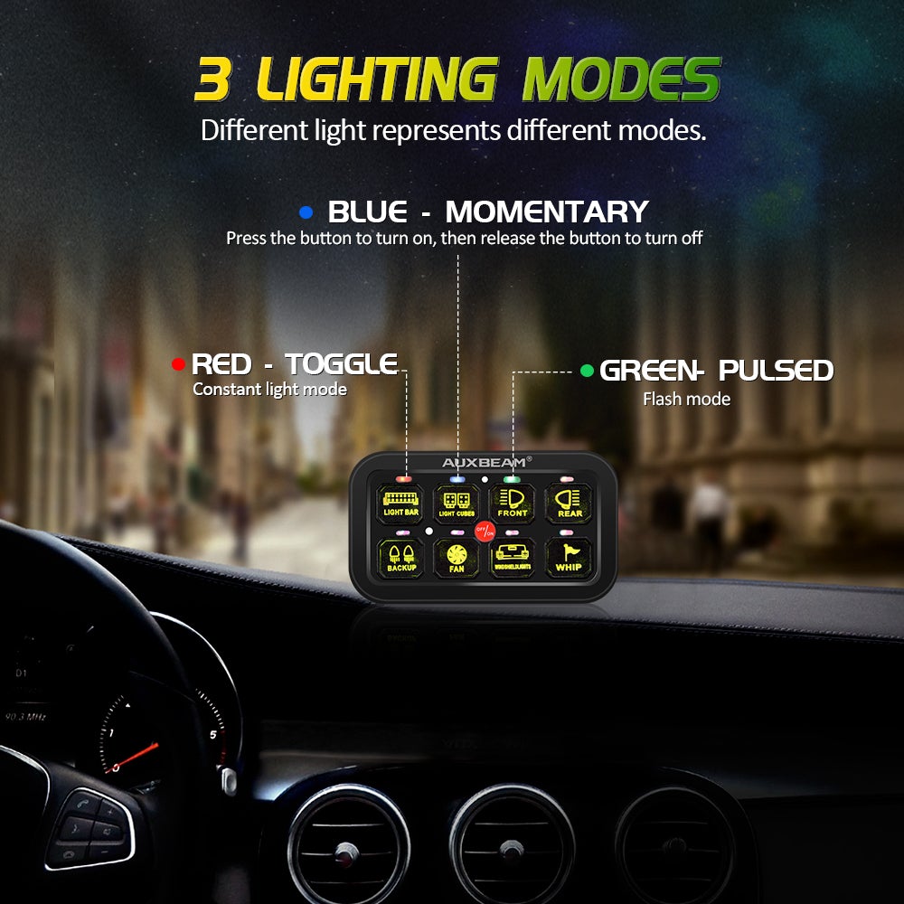 AR-800 Multifunction RGB Switch Panel with Bluetooth Controlled