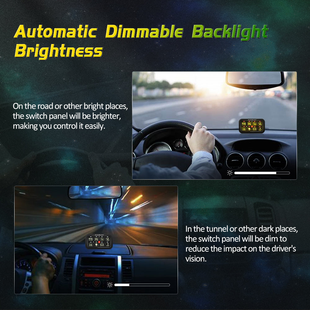 AR-800 Multifunction RGB Switch Panel with Bluetooth Controlled