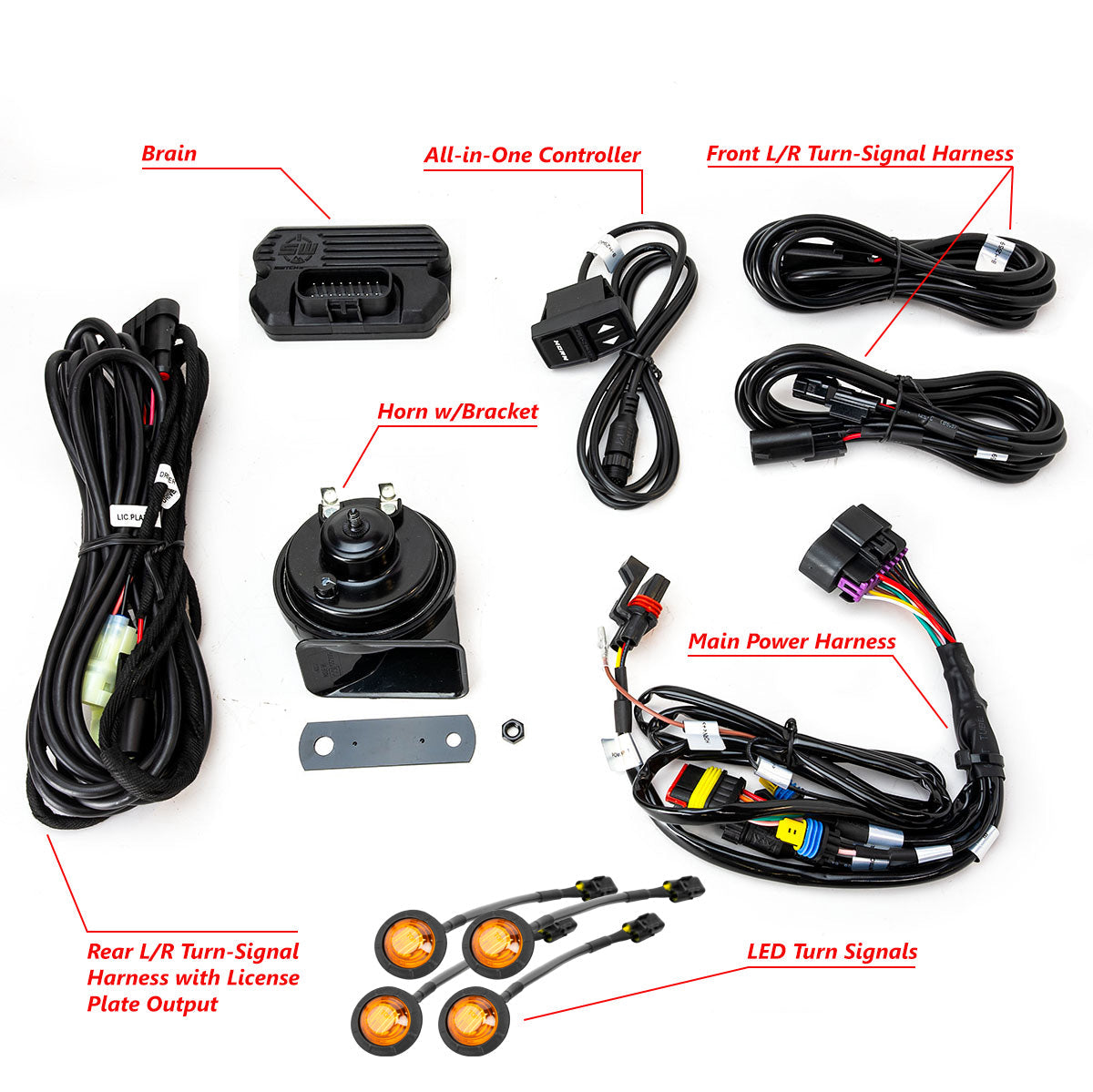 Tango2 Universal Turn-Signal Kit with All-In-One Controller