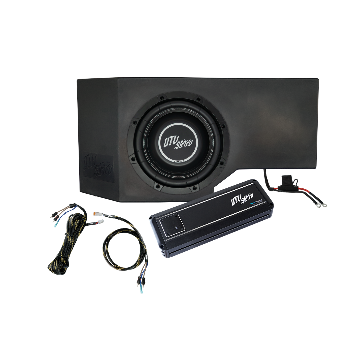 Can-Am® Defender 1000W Single Passenger Side 10" Subwoofer Kit | UTVS-DEF-SUB-1000-PASS