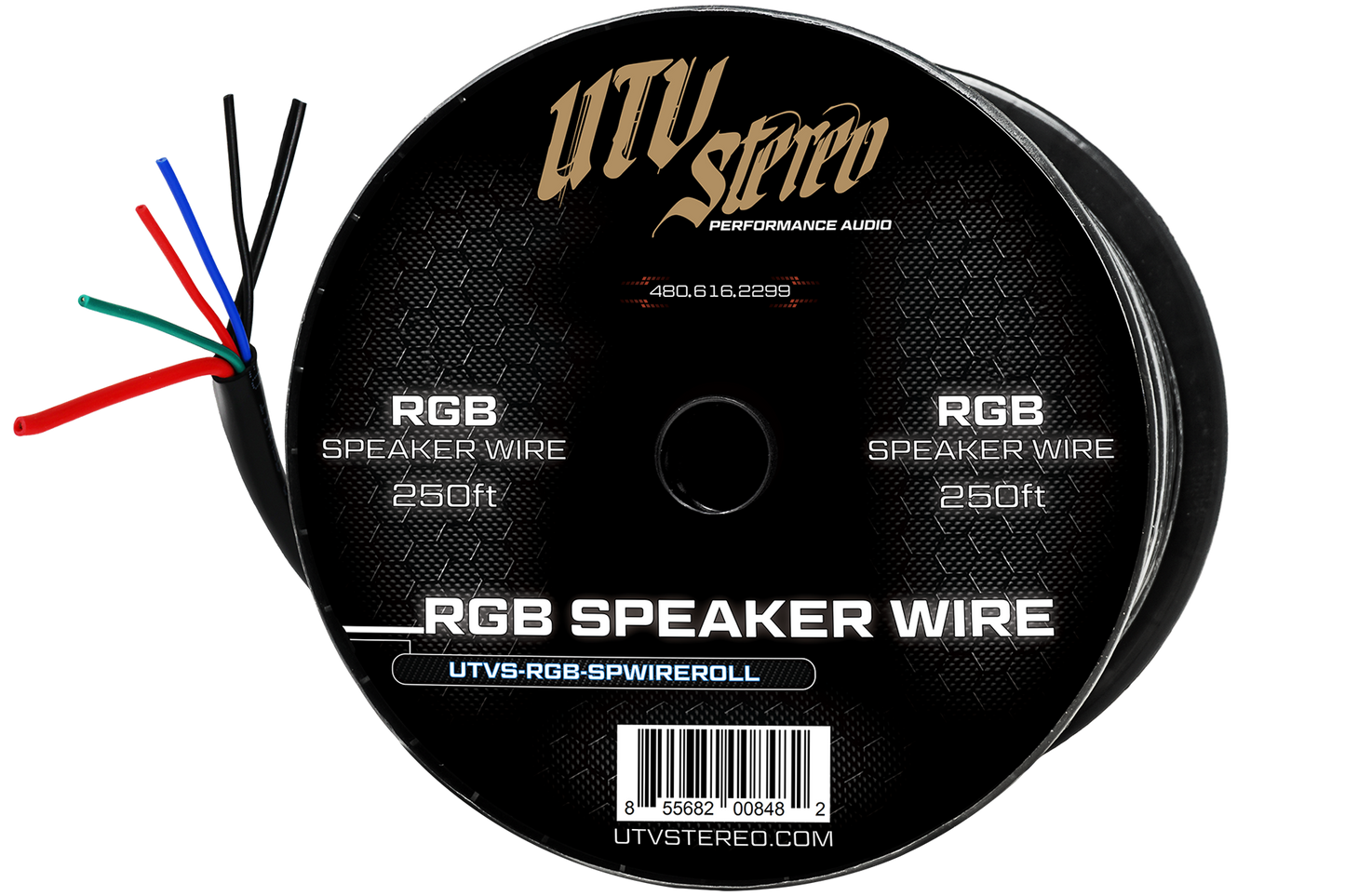 6 Conductor RGB Speaker Wire - 250' | UTVS-RGB-SPWIRE-ROLL