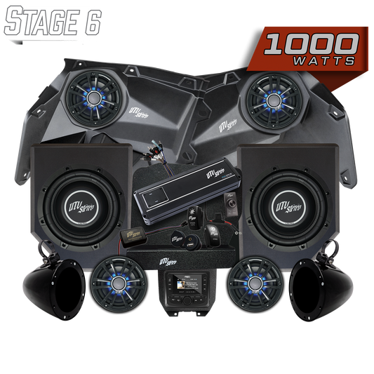 Can-Am® X3 Signature Series Stage 6 Stereo Kit |  UTVS-X3-S6-S