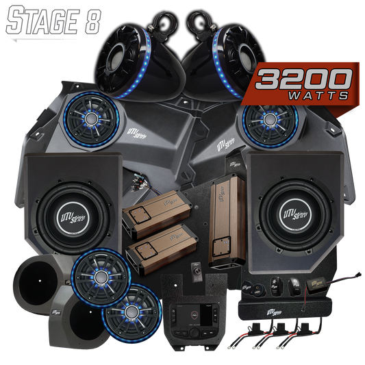 Can-Am® X3 Elite Series Stage 8 Stereo Kit | UTVS-X3-S8-E