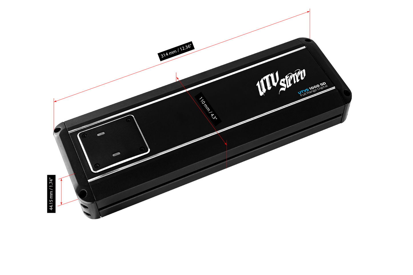 Signature Series 1000W 5-Channel Amplifier | UTVS1000.5D