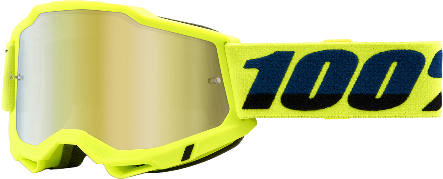 ACCURI 2 GOGGLE FLUO YELLOW MIRROR GOLD LENS