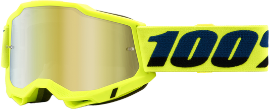 ACCURI 2 GOGGLE FLUO YELLOW MIRROR GOLD LENS