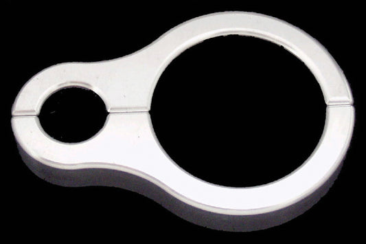 Flag Mount Horizontal Silver 2"