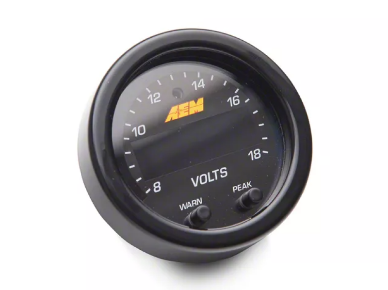 AEM X-Series 8-18V Volt Gauge