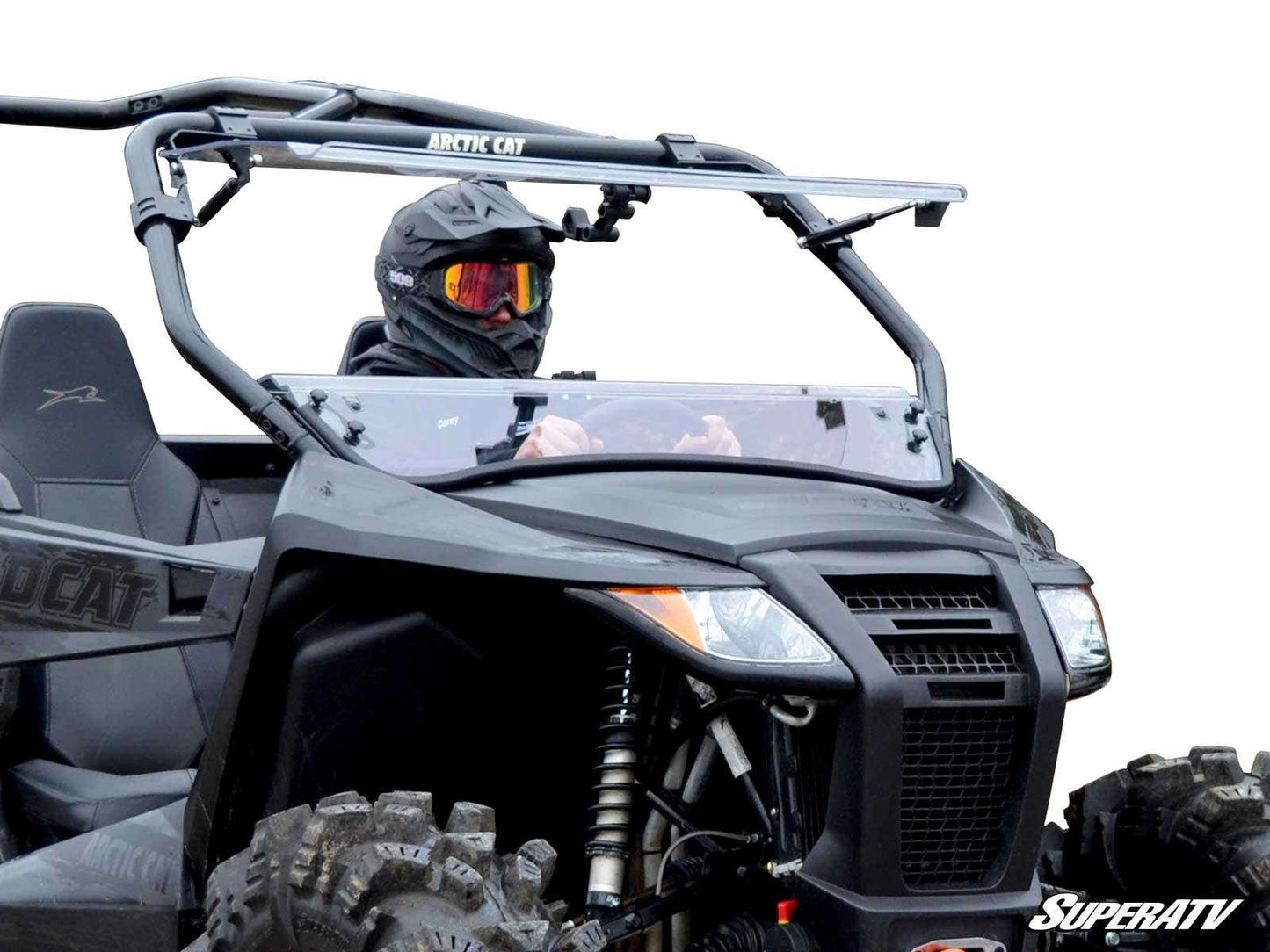 Arctic Cat Wildcat Trail Scratch Resistant Flip Windshield