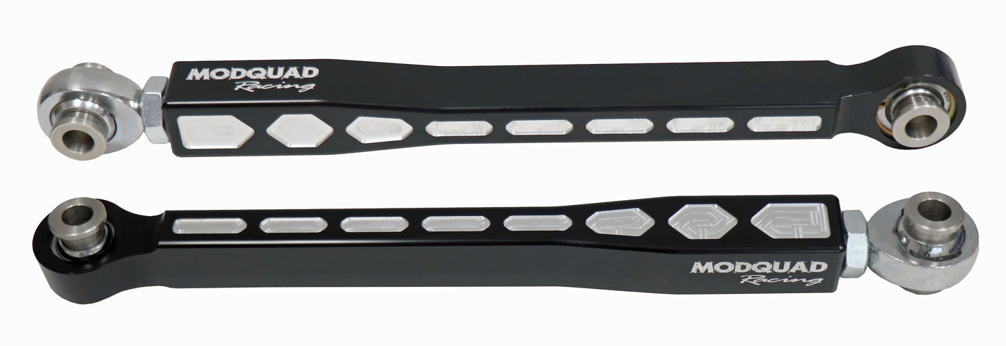 Rear Sway Bar Links Adjustable Black Pol