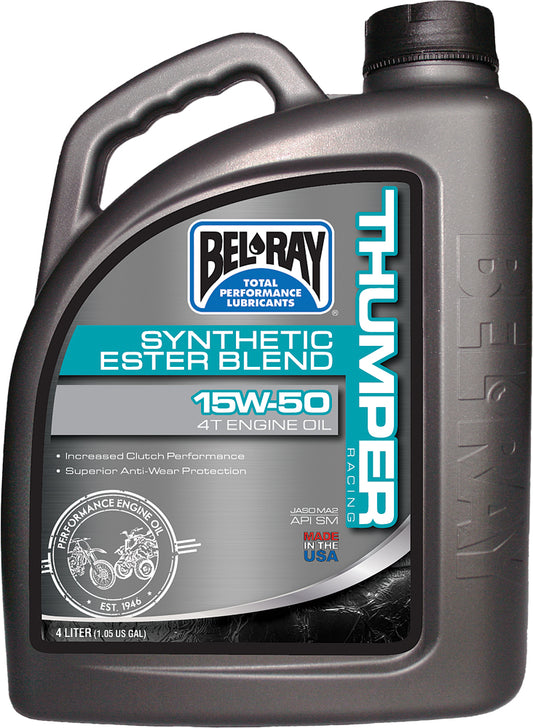 Thumper Synthetic Ester Blend 4t Engine Oil 15w 50 4l