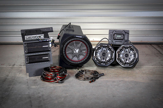 3 Speaker Kicker Plug And Play Ride Command Kit Pol Gen